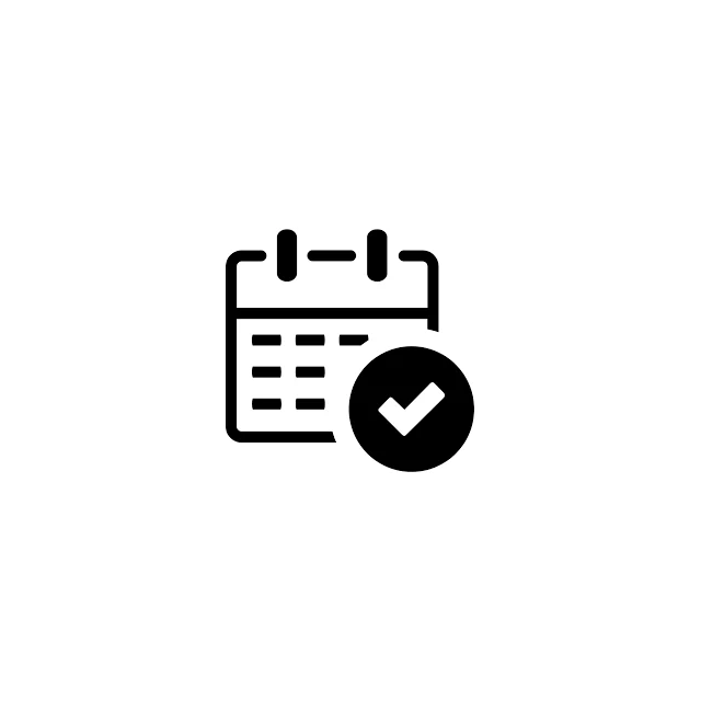 Reservation request calendar icon